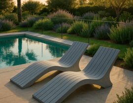 The Sunset Lounge Chair is an exceptionally high-quality and long-lasting modern product with a timeless design.